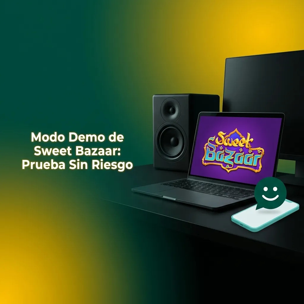 Sweet Bazaar demo mode interface showing virtual credits, free spins, and multipliers for risk-free gameplay testing.
