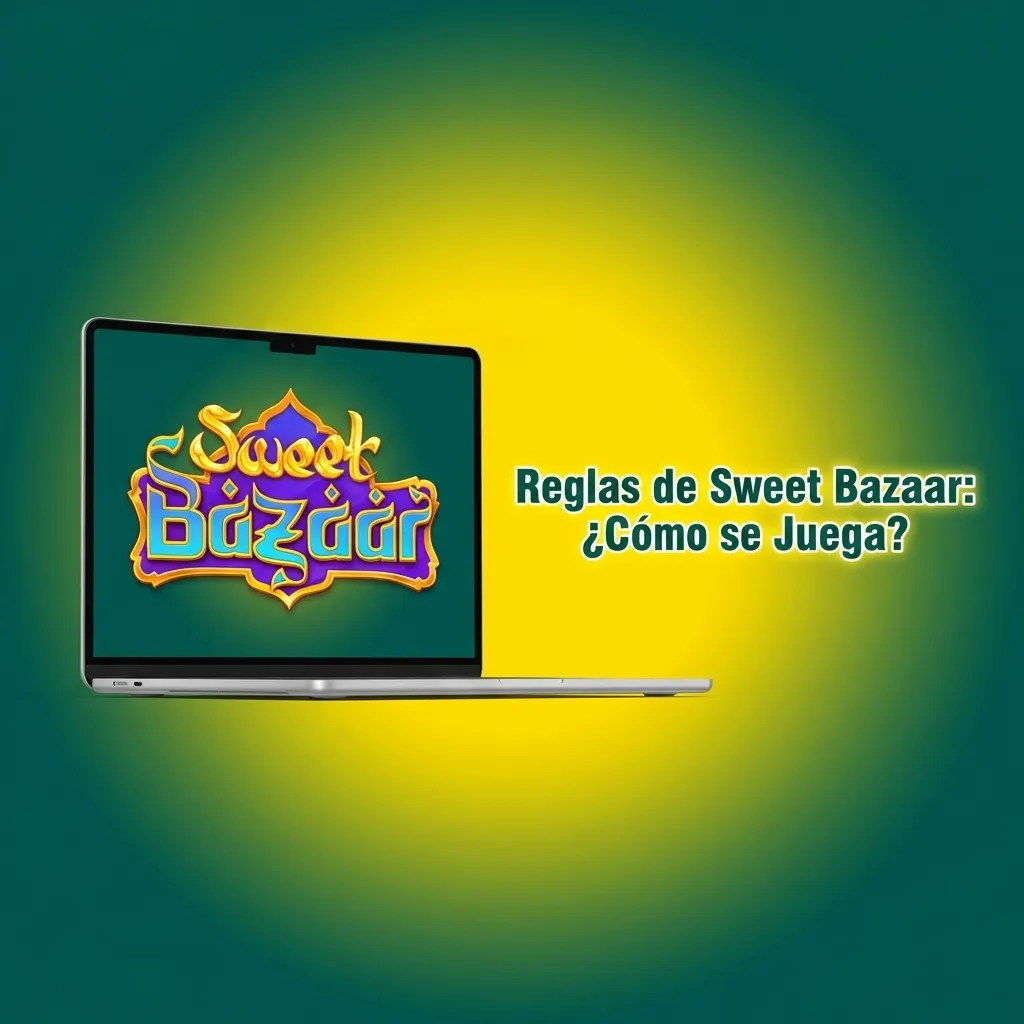 Colorful slot machine reels with candy symbols, wild icons, and scatter symbols in Sweet Bazaar casino game interface