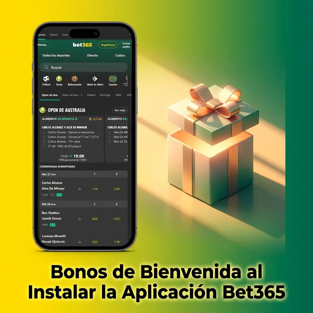 Bet365 app welcome bonuses including $30 betting credits, casino free spins, and loyalty rewards for new users