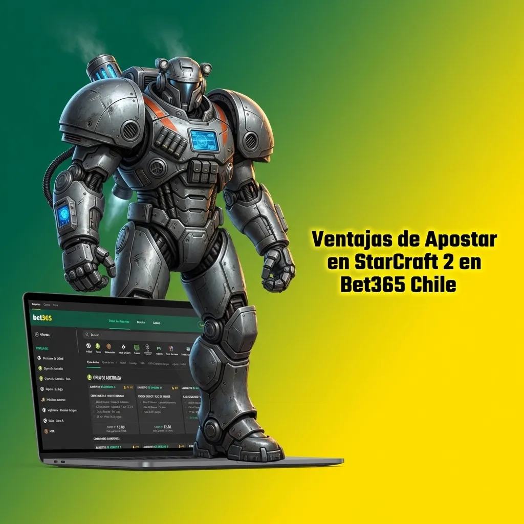 StarCraft 2 betting interface on Bet365 Chile showing odds, payment options, and live streaming features